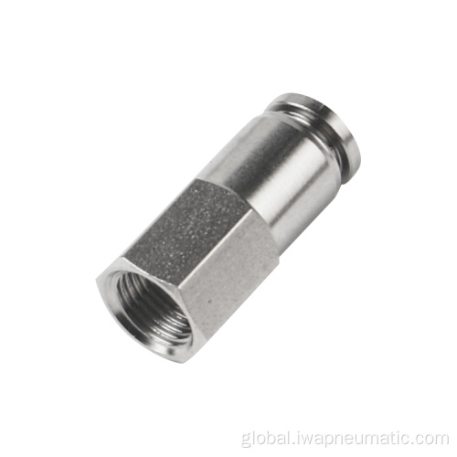 Aisi 316l Air Fitting Quick Connector Coupling female straight push to connect fitting Manufactory